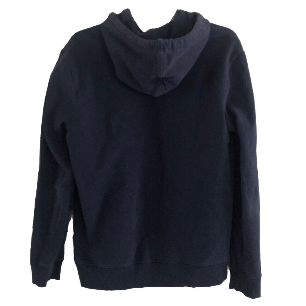 Patagonia P-6 Logo Uprisal Hoodie Sweatshirt Sz M Navy Blue Fitz Roy Thrashed - Picture 4 of 14